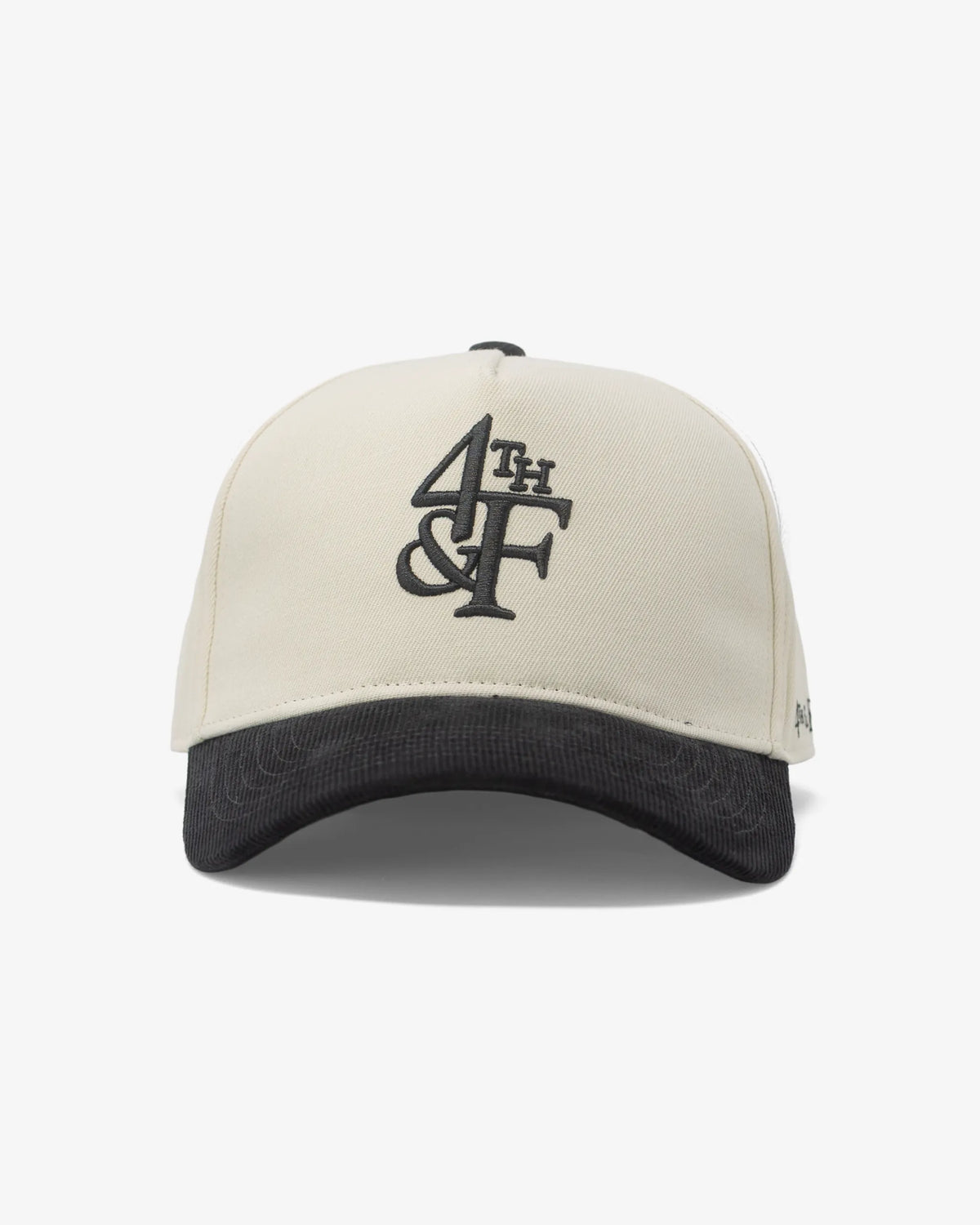 Two Tone Hat - Cream/Vintage Black