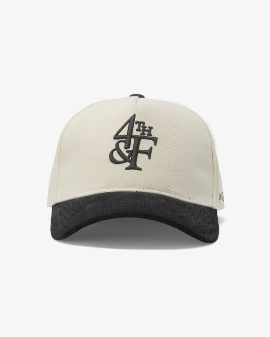 Two Tone Hat - Cream/Vintage Black