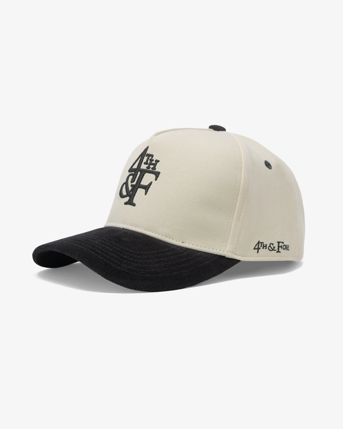Two Tone Hat - Cream/Vintage Black